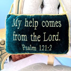 Scripture pillow